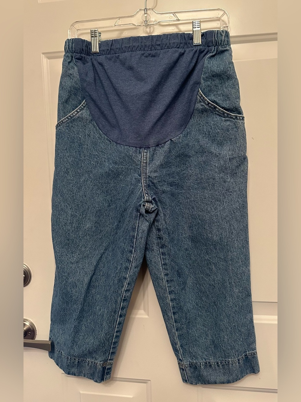 Maternity InDueTime Denim Capri Jeans Size 8